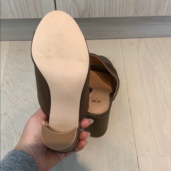 HM - Green satin mules - Picture 4 of 8